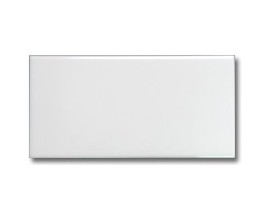 Azulejo color liso blanco 14x28 cm.