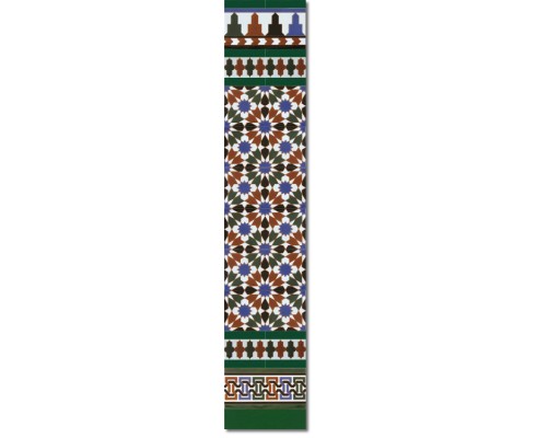 Arabian wall tiles ref. 570V Height 58.27 In.